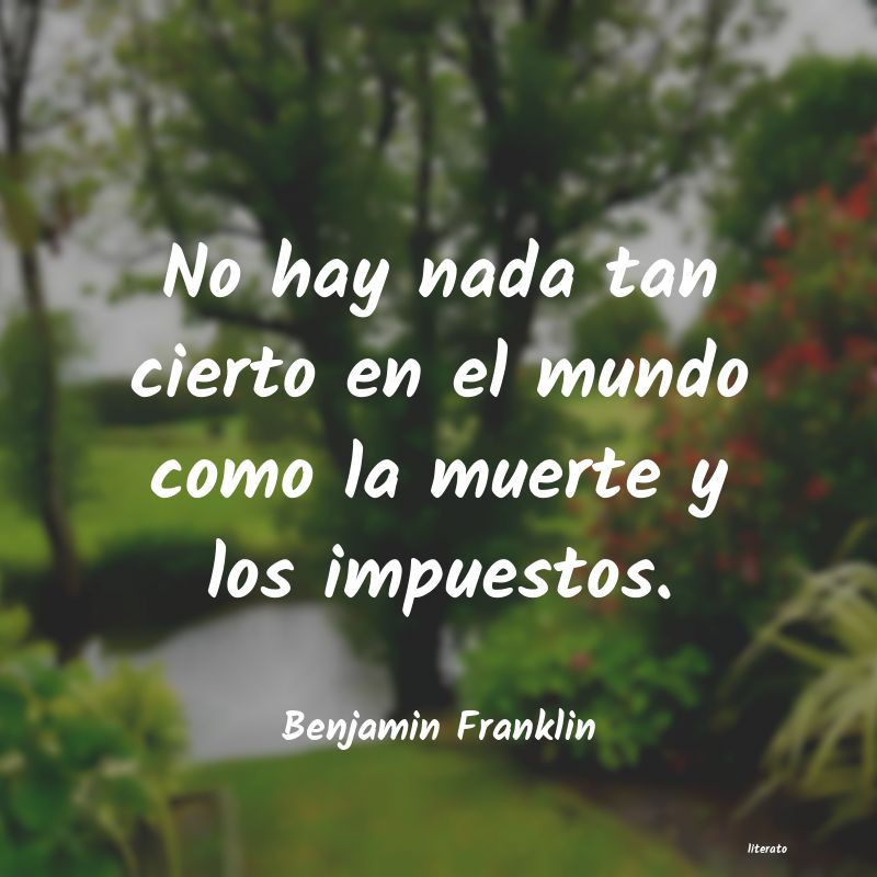 Frases de Benjamin Franklin