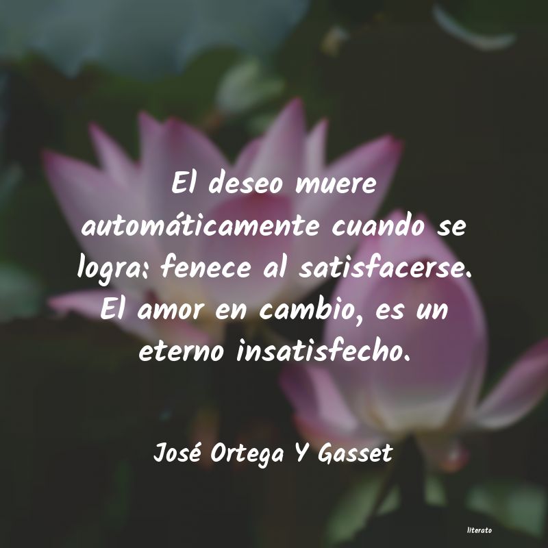 poemas de amor ortega y gasset