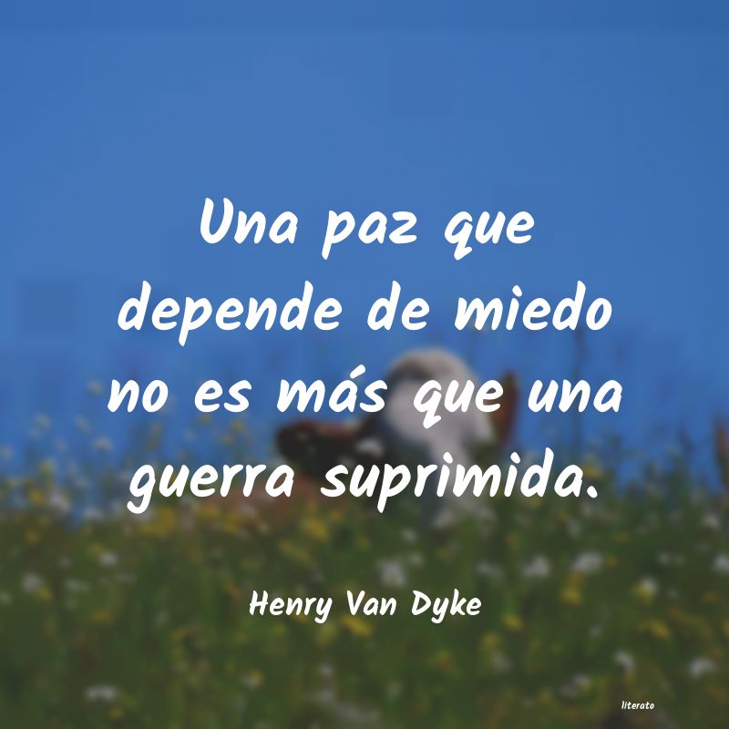 frases de Henry Van Dyke