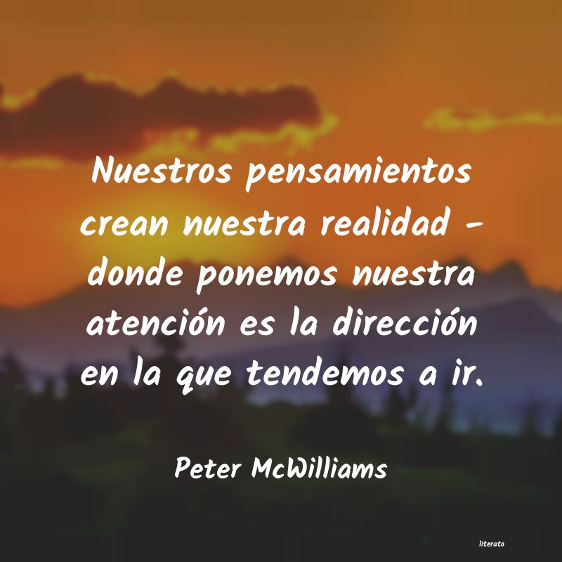 frases de Peter McWilliams