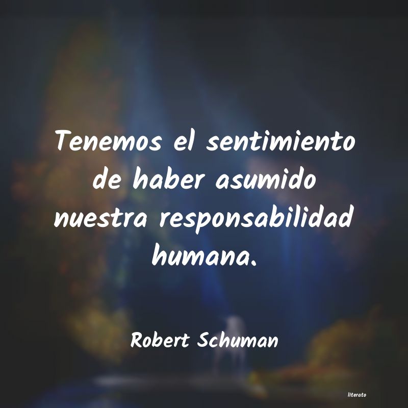 frases de Robert Schuman