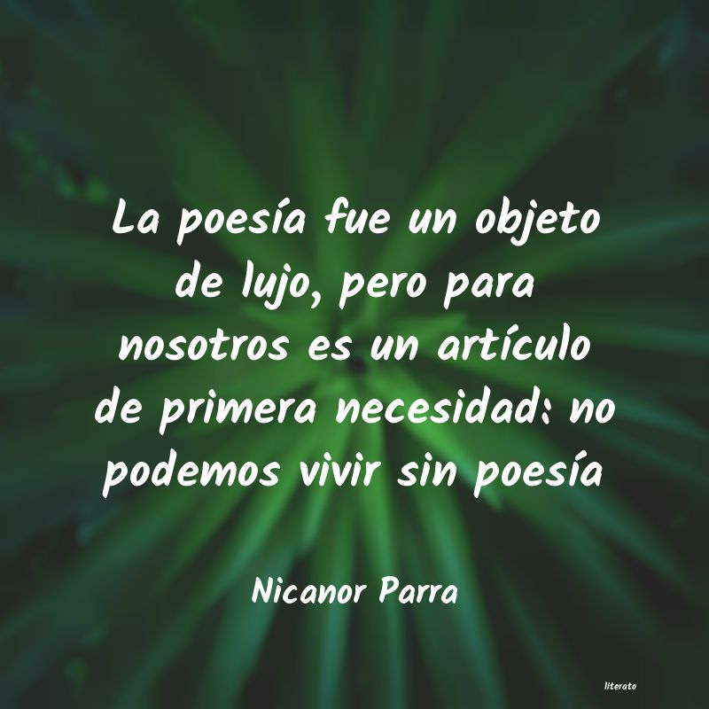 frases de Nicanor Parra