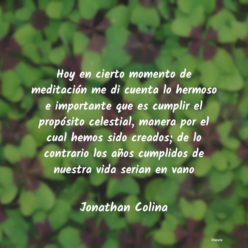 Frases de Jonathan Colina