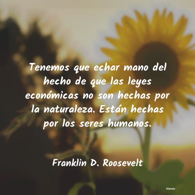 Frases de Franklin D. Roosevelt