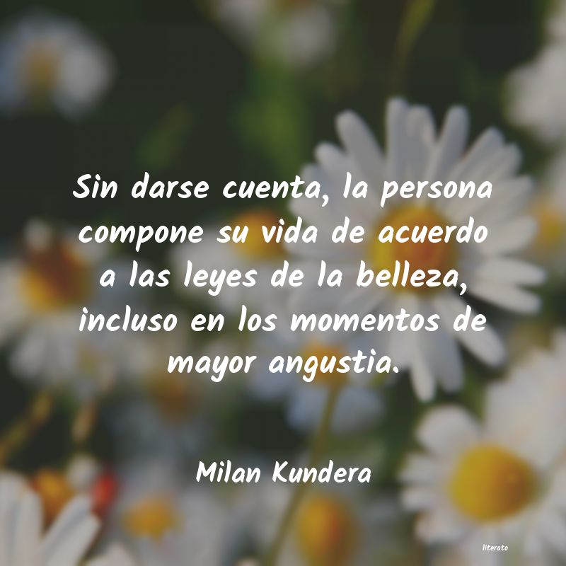 frases de Milan Kundera