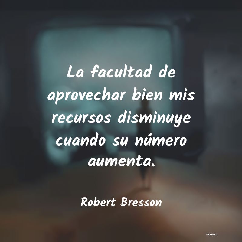 frases de Robert Bresson