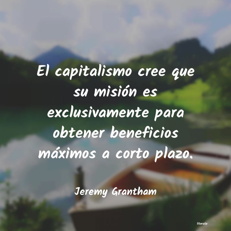 Frases de Jeremy Grantham