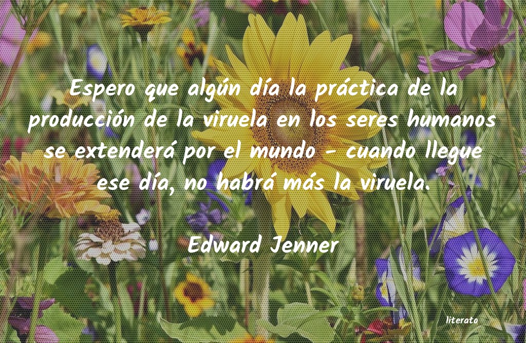 frases de Edward Jenner