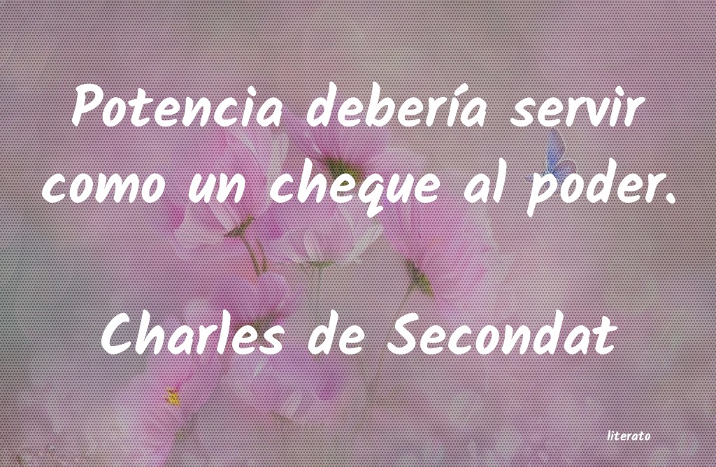 Frases de Charles de Secondat