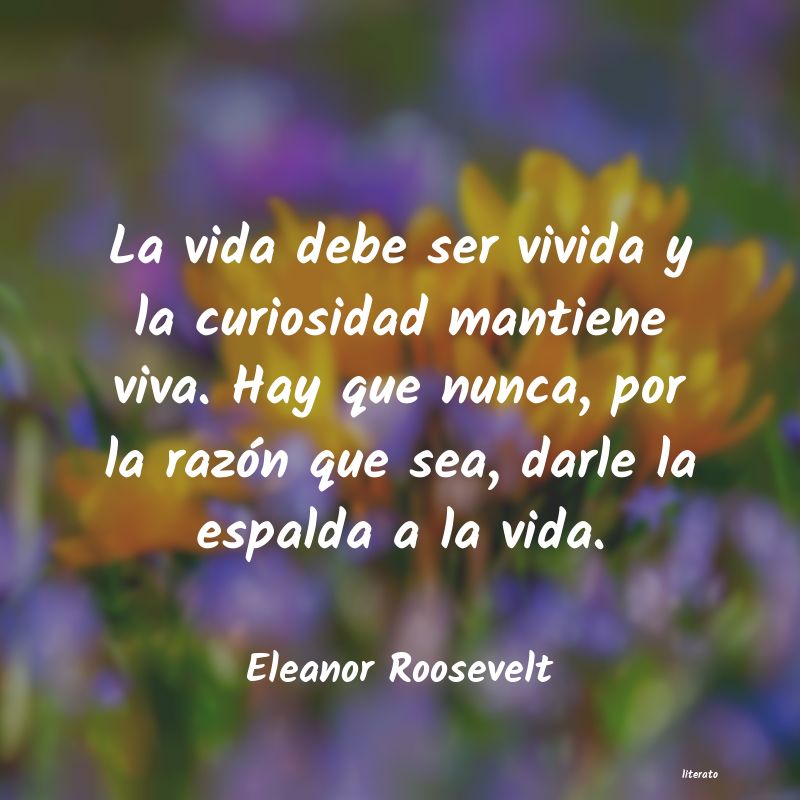 Frases de Eleanor Roosevelt