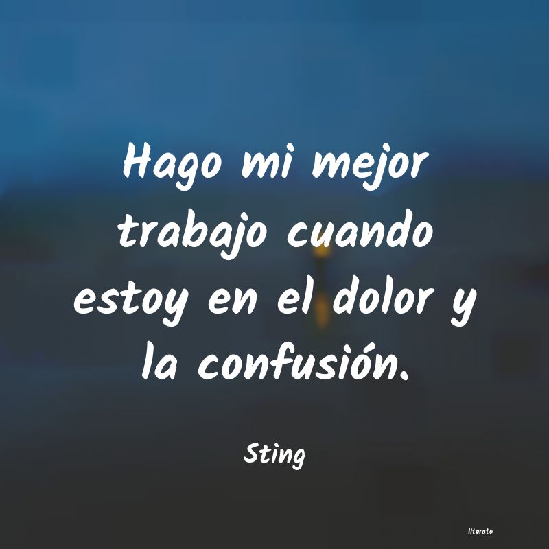 Frases de Sting