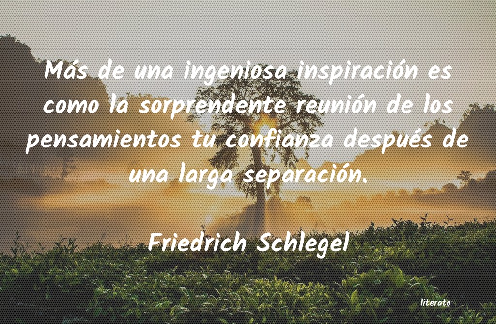 Frases de Friedrich Schlegel