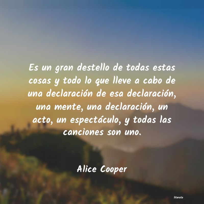 Frases de Alice Cooper