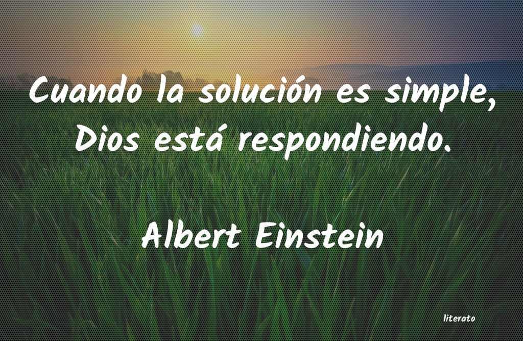 frases lo simple einstein