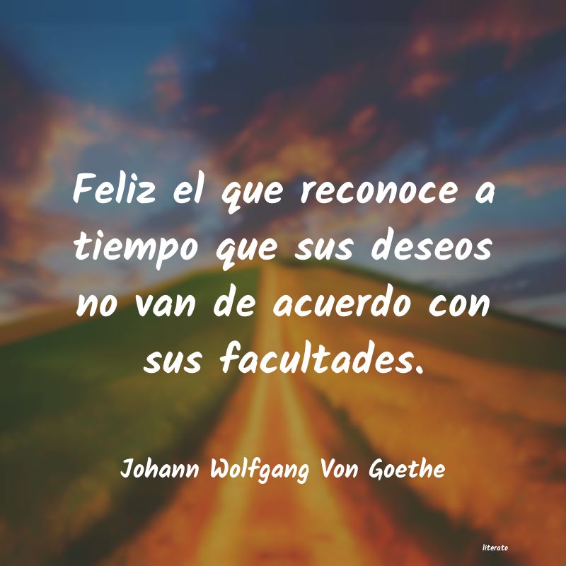 frases de Johann Wolfgang Von Goethe