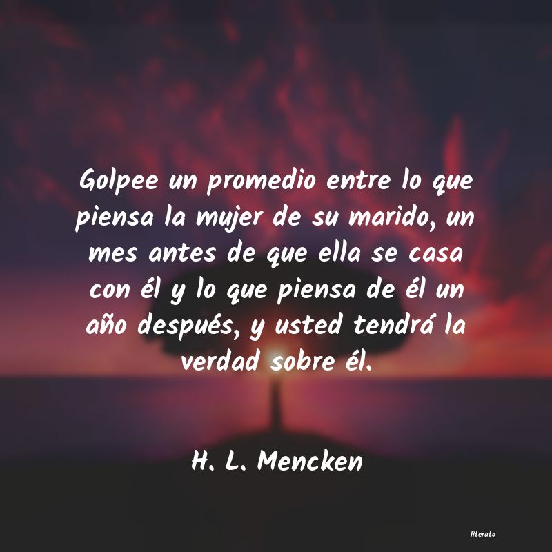 frases de H. L. Mencken