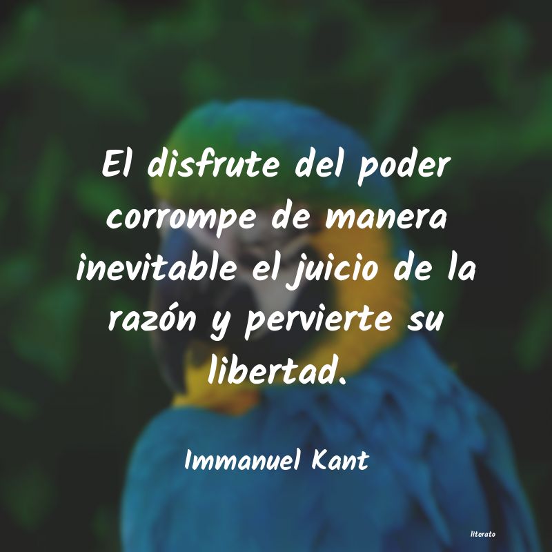 Frases de Immanuel Kant