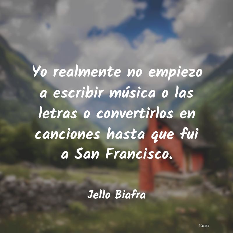 Frases de Jello Biafra