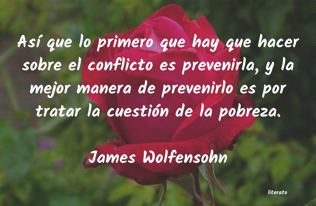 frases de James Wolfensohn