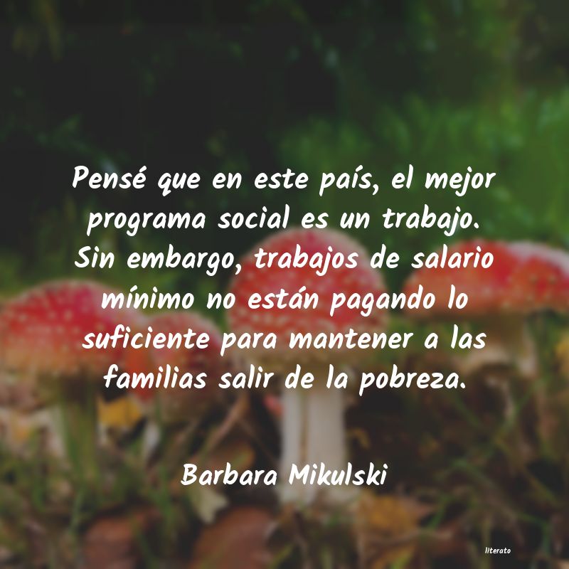 Frases de Barbara Mikulski