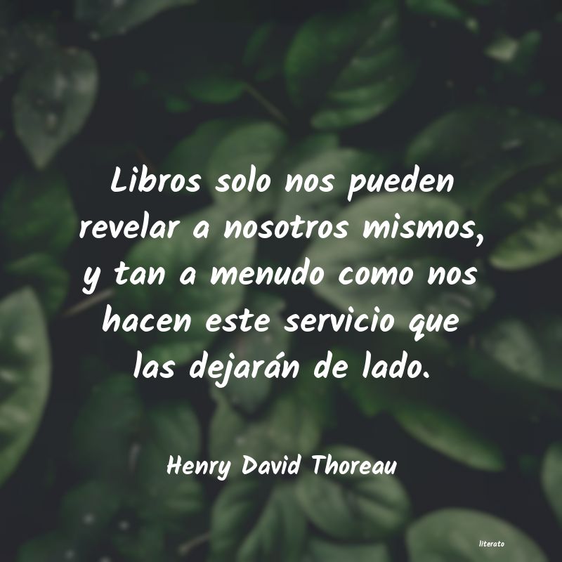 frases de Henry David Thoreau