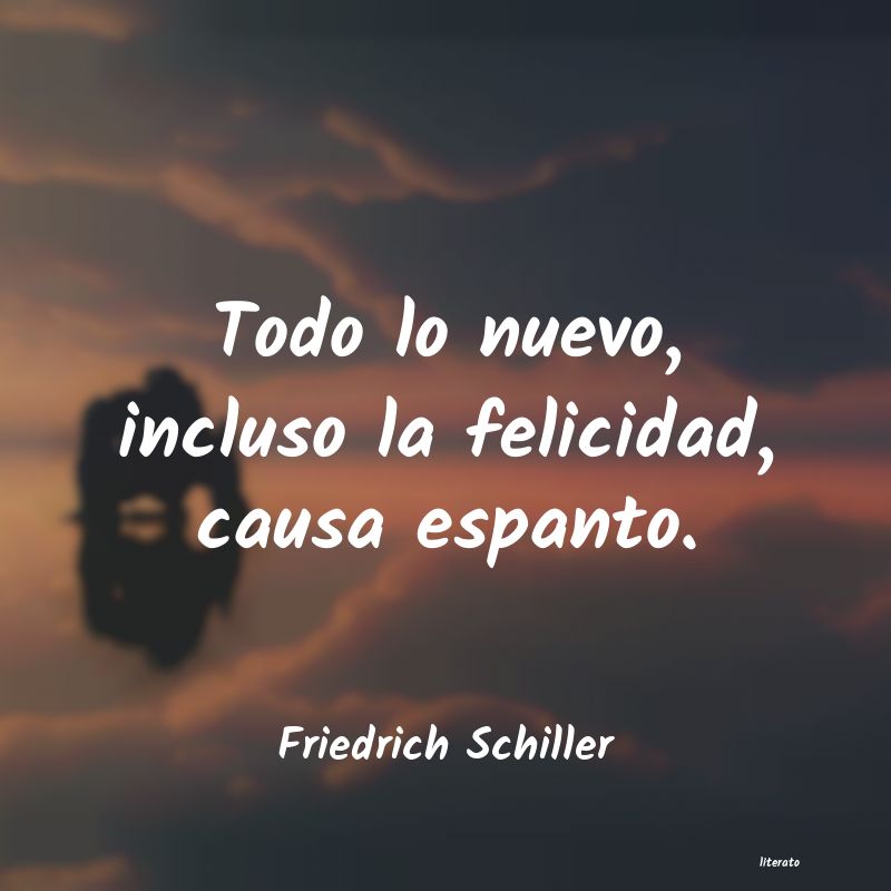frases de Friedrich Schiller