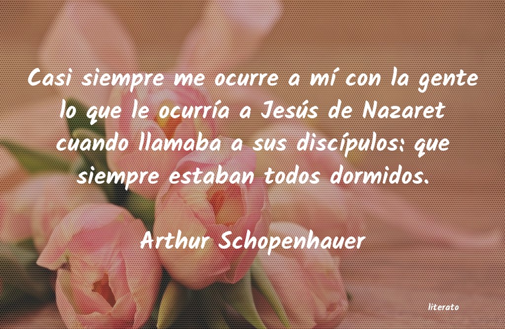 Frases de Arthur Schopenhauer