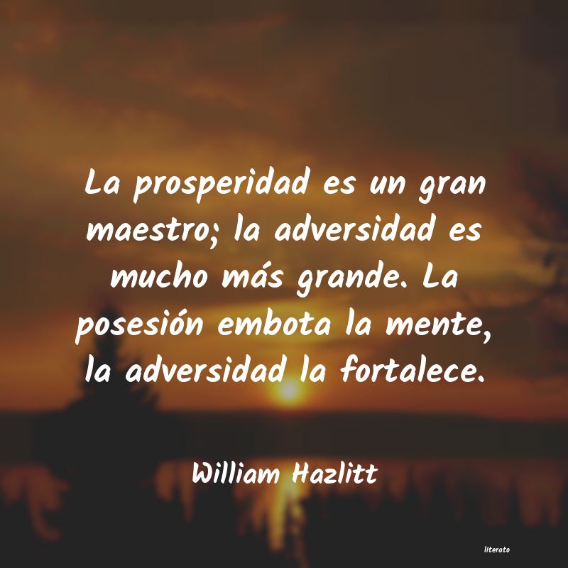 Frases de William Hazlitt
