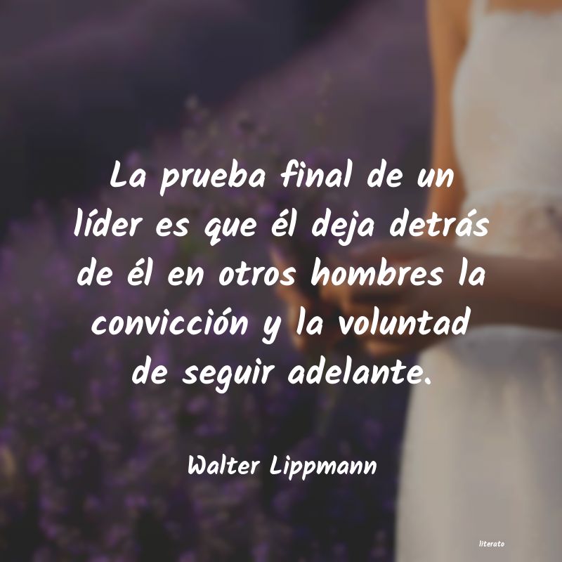 frases de Walter Lippmann
