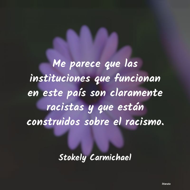 frases de Stokely Carmichael