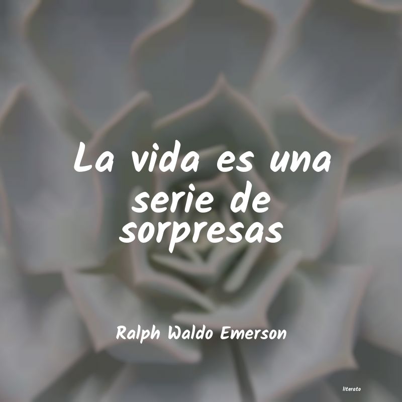 La vida te da sorpresas frases - Literato