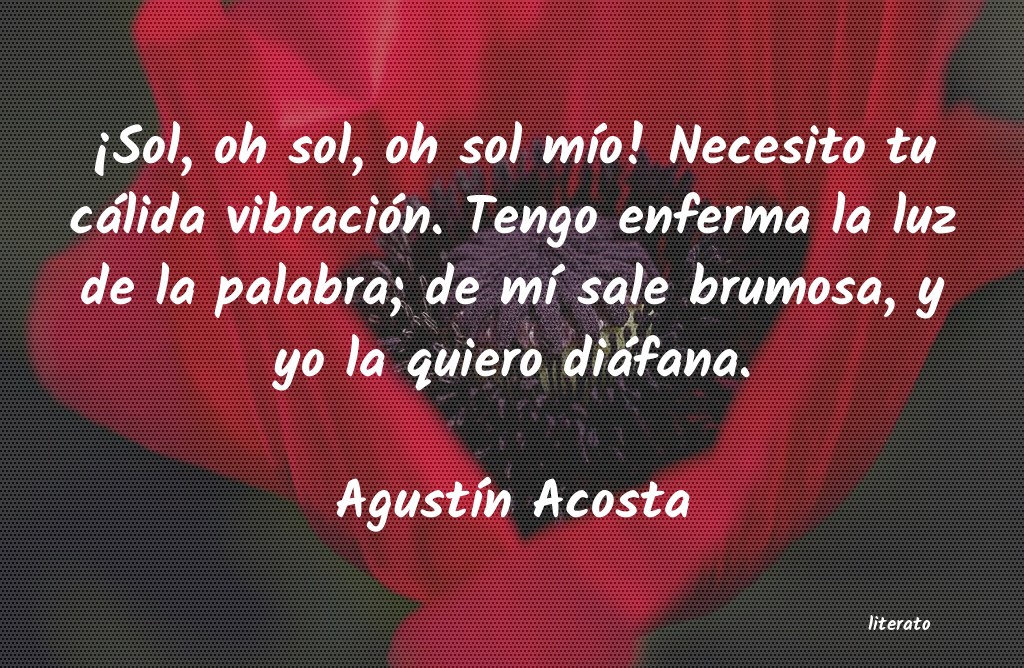 Frases de Agustín Acosta