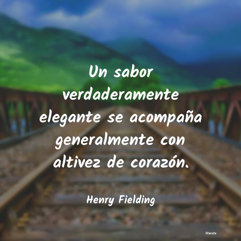 frases de Henry Fielding