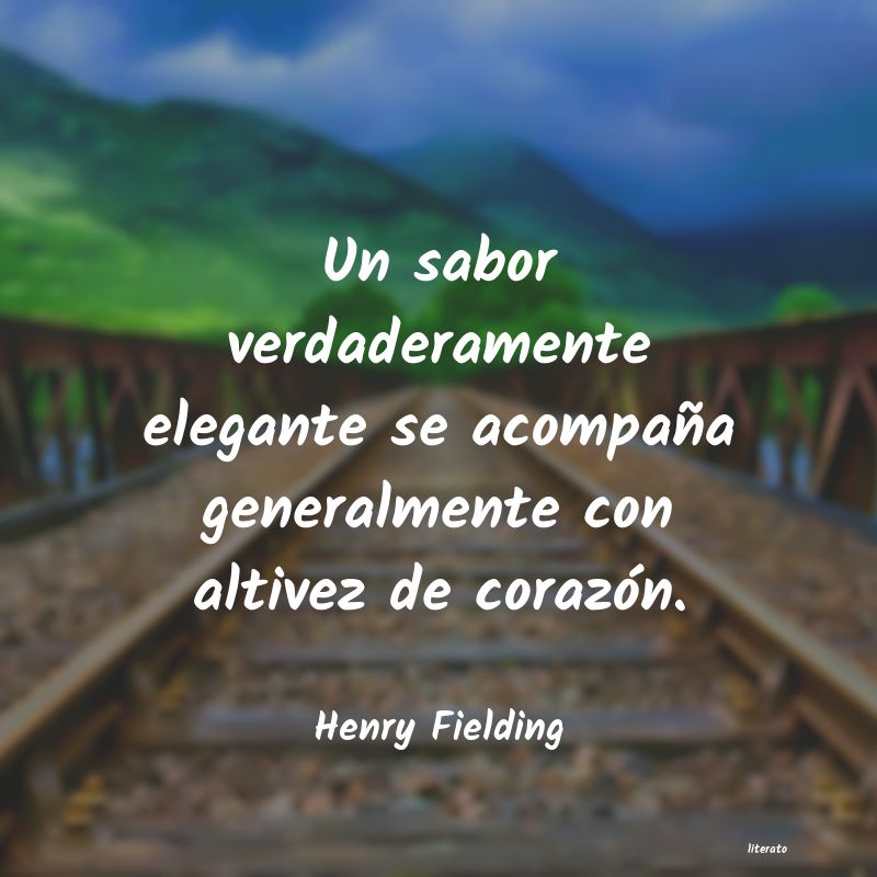 Frases de Henry Fielding