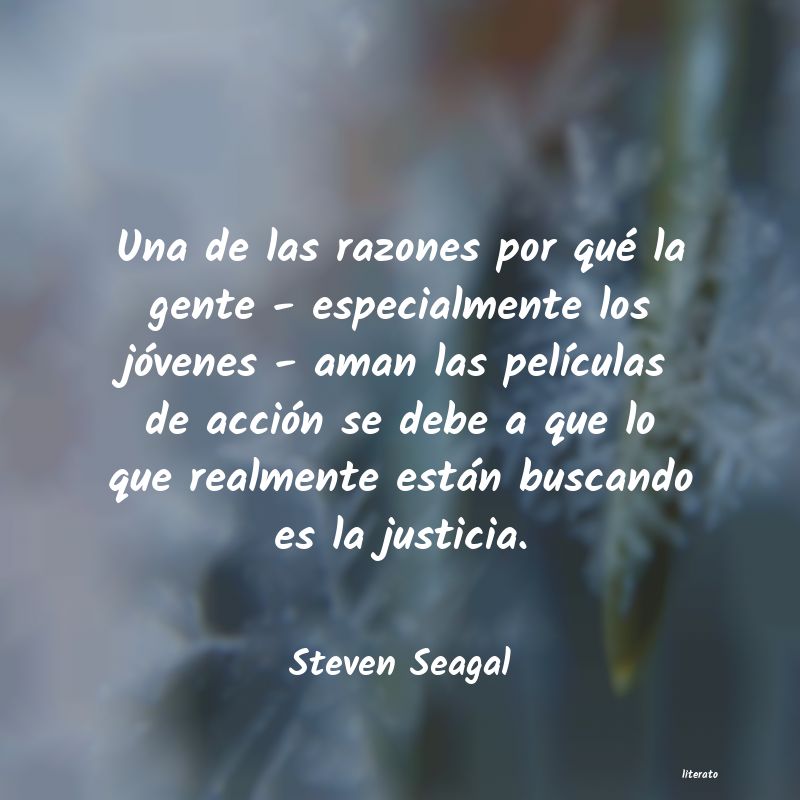 frases de Steven Seagal