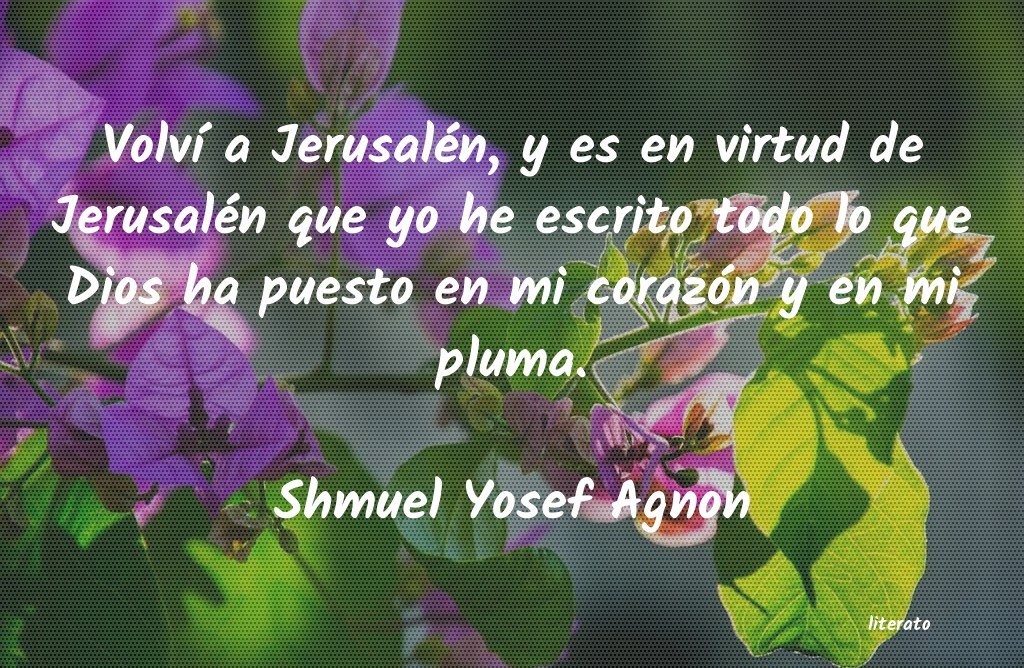 frases de Shmuel Yosef Agnon
