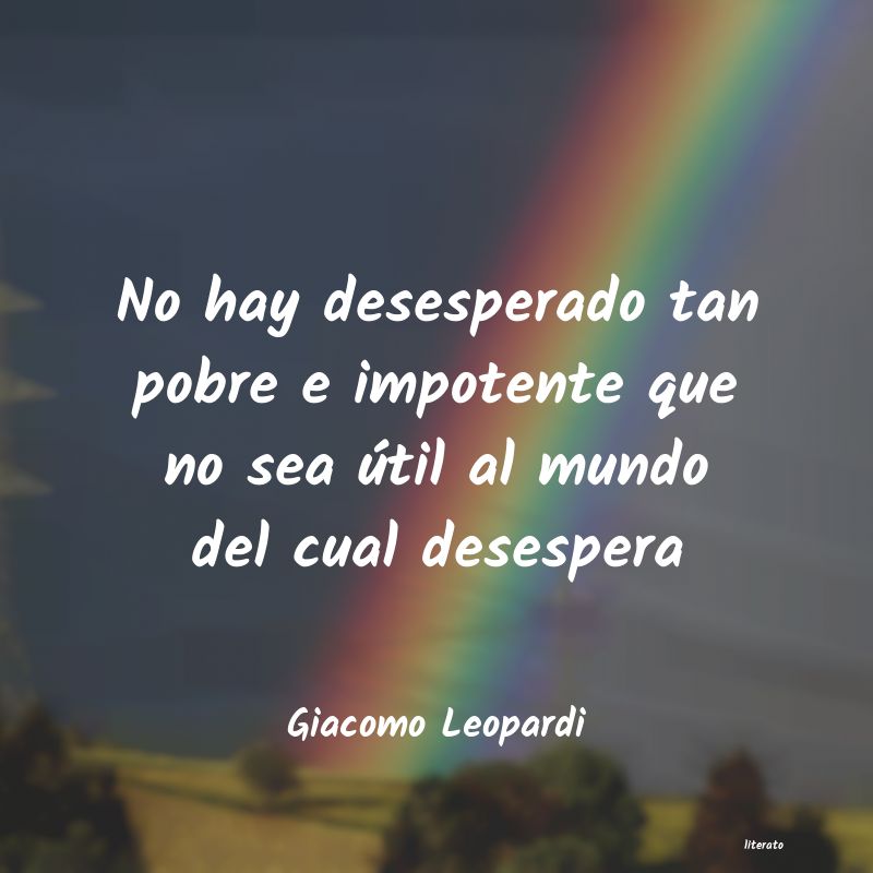 Frases de Giacomo Leopardi