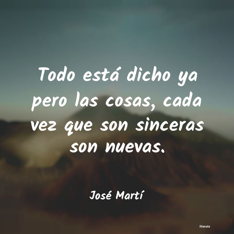 Frases de José Martí