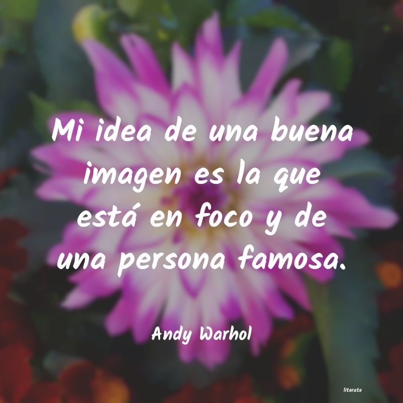 frases de Andy Warhol