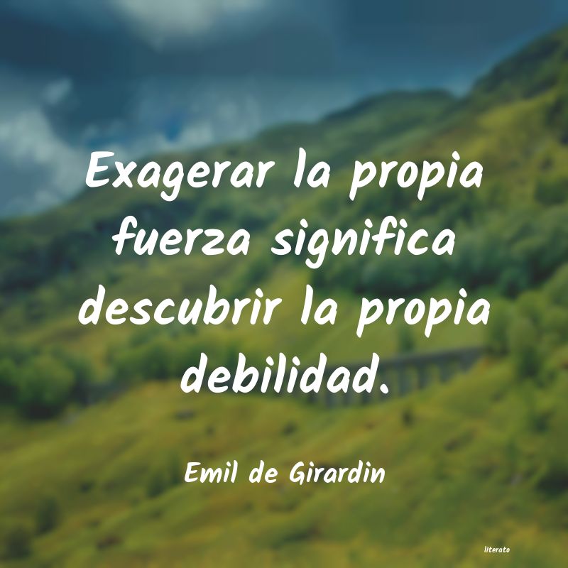 Frases de Emil de Girardin