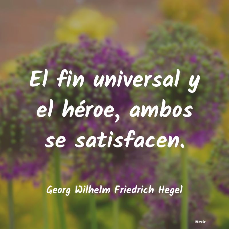 Frases de Georg Wilhelm Friedrich Hegel