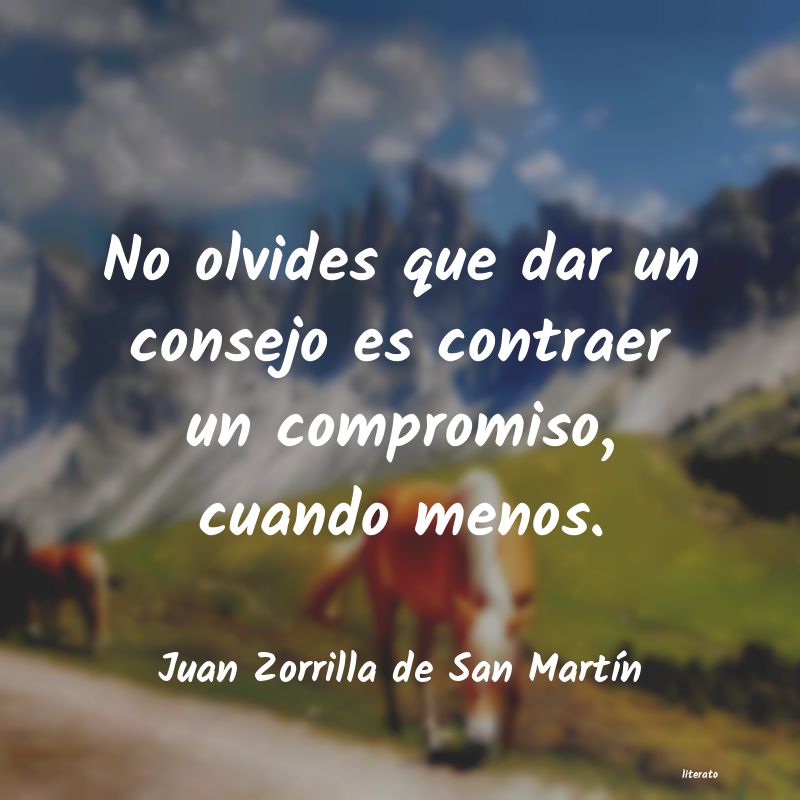 frases de Juan Zorrilla de San MartÃÂn