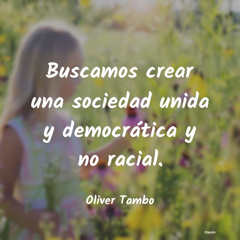 Frases de Oliver Tambo