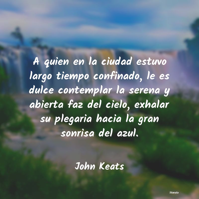 Frases de John Keats