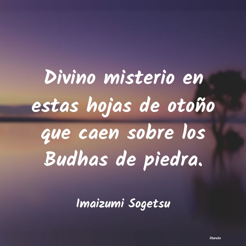 frases de Imaizumi Sogetsu