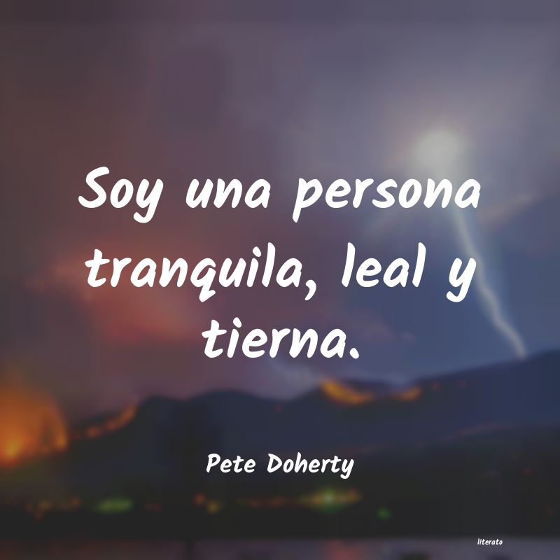 Frases de Pete Doherty