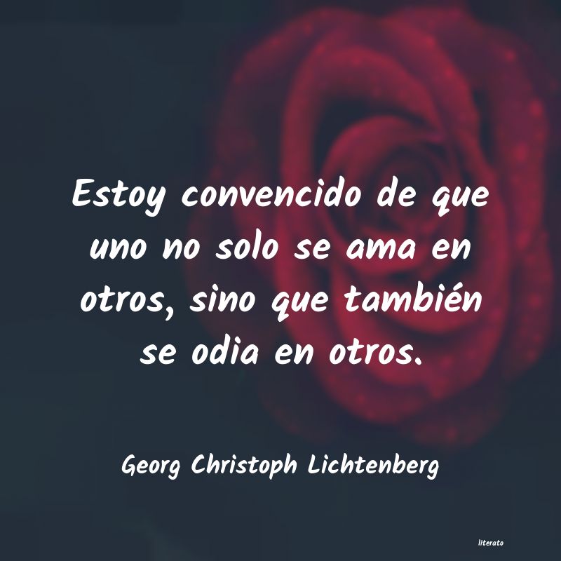 Frases de Georg Christoph Lichtenberg