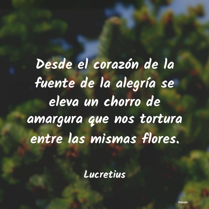 frases de Lucretius