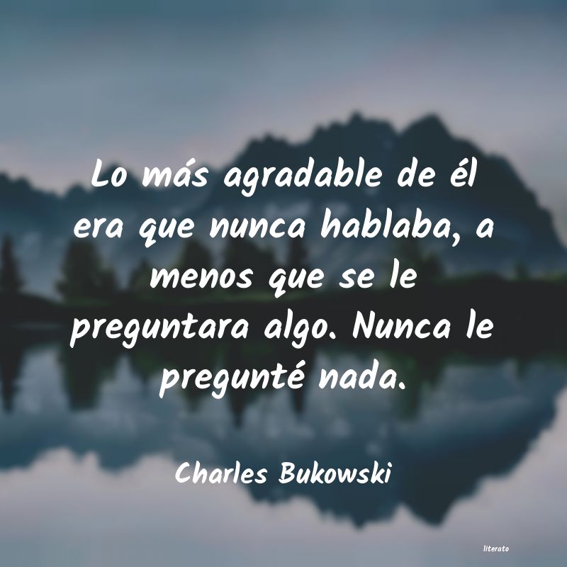 frases de Charles Bukowski