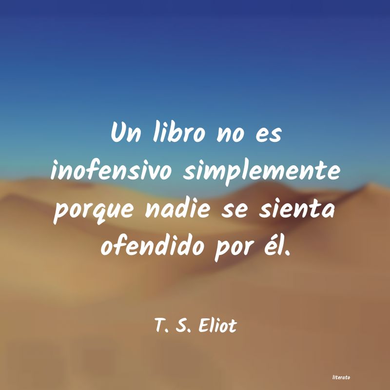 Frases de T. S. Eliot